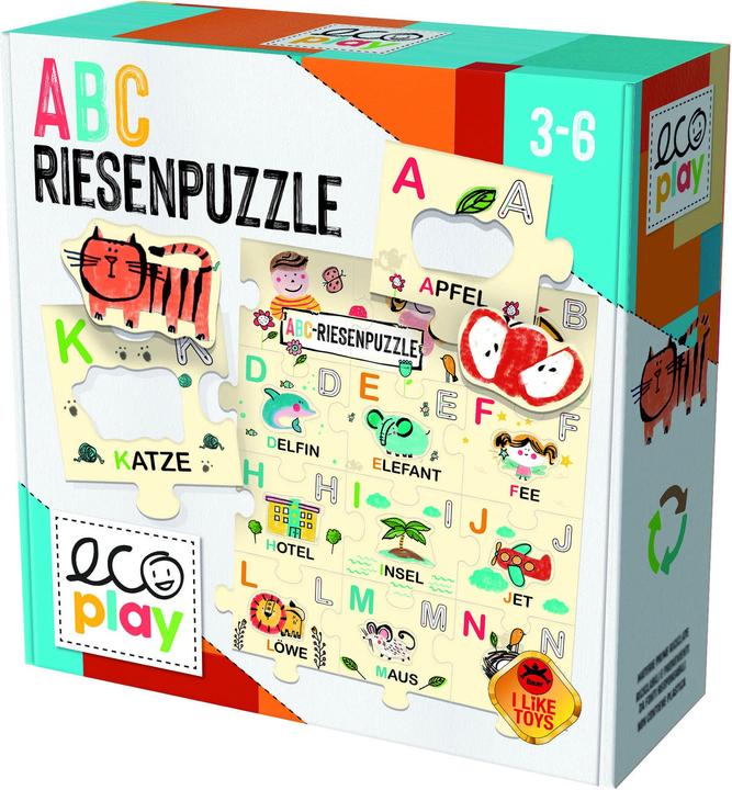 Produktbild Headup Games eco play - ABC Riesenpuzzle (Italienisch)