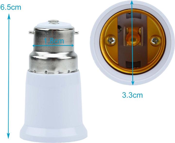 Produktbild Intirilife G9 auf E14 Lampensockel Adapter