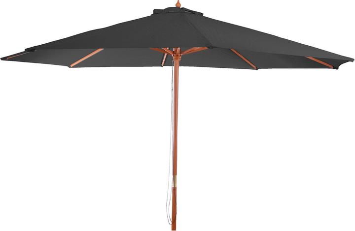 Actual product image Swisshandel24 Parasol, Garden Umbrella Market Umbrella, Ø 3,5m Polyester/Wood 7kg - 49281 (3.50 m)