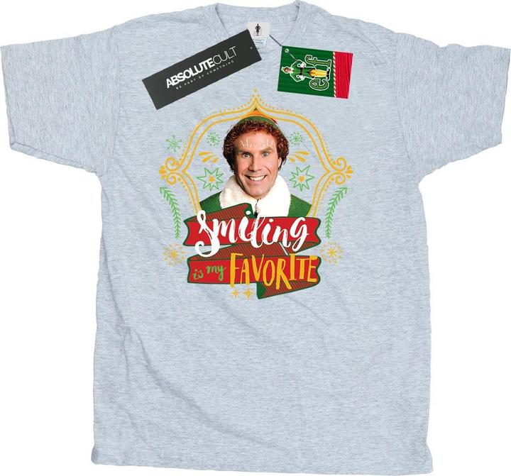 Actual product image Elf Mens Buddy Smiling T-Shirt (XXL)