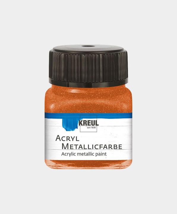Produktbild Kreul Acryl Metallicfarbe, cremig deckend, 20 ml (Kupfer, 20 ml)