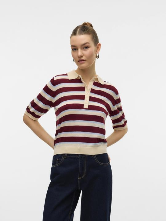 Actual product image Vero Moda AWSIKITA Gestricktes Poloshirt Polo (L)