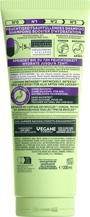 Produktbild Garnier Locken Methode Feuchtigkeit (200 ml, Flüssiges Shampoo)