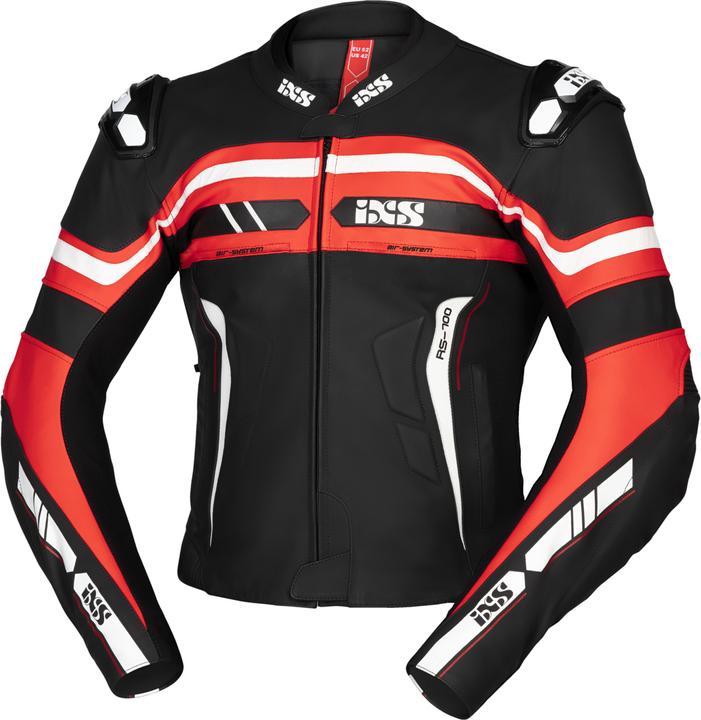 Image du produit iXS Combiné Sport LD RS-700 2pc noir-rouge-blanc 48H (Hommes, 48)