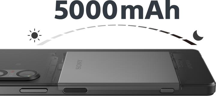 Productafbeelding Sony Xperia 1 V (256 GB, Black, 6.50", Hybride dubbele SIM, 48 Mpx, 5G)