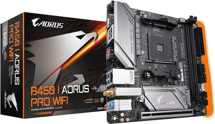 Produktbild Gigabyte B450 I Aorus Pro WiFi (AM4, AMD B450, Mini-ITX)