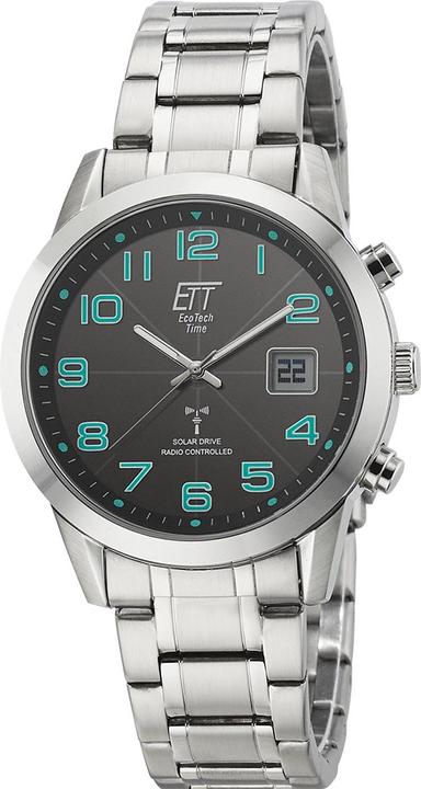 Actual product image ETT EGS-11500-22M Solar drive radio controlled Basic men's watch 41mm 5ATM (Radio-controlled clock, 41 mm)