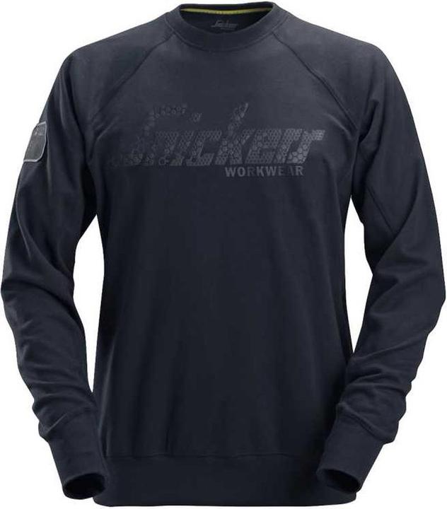 Snickers Workwear Snickers Logo Felpa a girocollo, Blu scuro (9500) XL (XL)