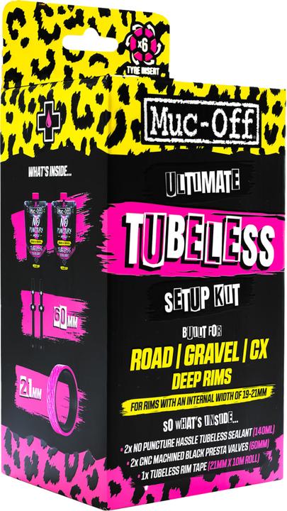 Actual product image Muc-Off Ultimate Tubeless Kit - Road 60mm