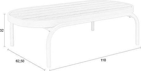 Actual product image Zuiver Vista Outdoor Coffee Table (62.50 cm)