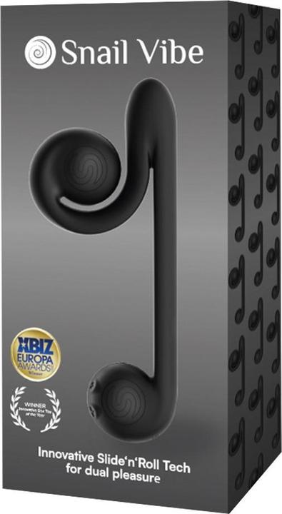 Actual product image Snail Vibe Duo Vibrator - Black