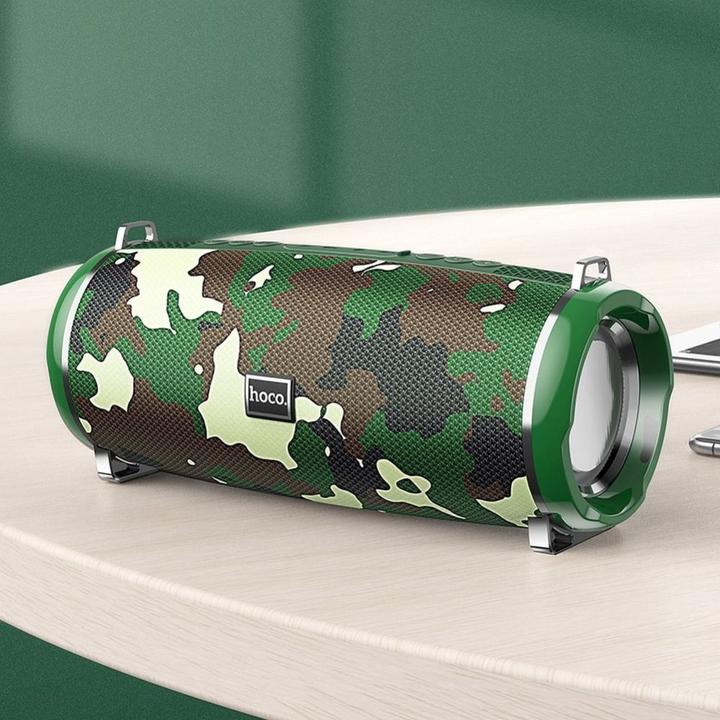 Produktbild Hoco - Wireless Speaker Xpress (HC2) - with Ambient Light, Bluetooth 5.0, 10W - Camouflage Green (6 h)