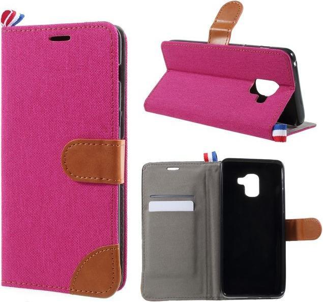 Produktbild MU Classic Leder/Stoff Hülle (Samsung Galaxy A8 (2018))
