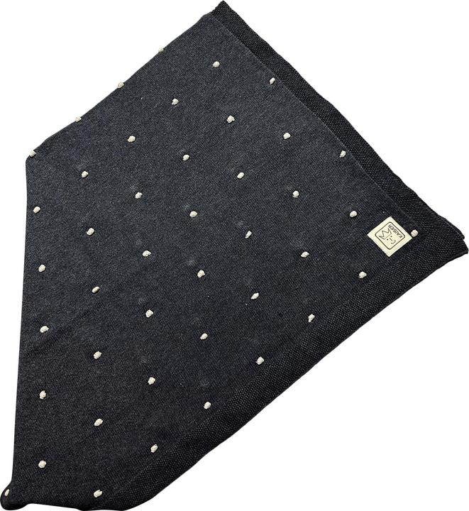 Actual product image Kaiser Baby blanket Knots dark grey/knot natural 80 x 100 cm (80 x 100 cm)