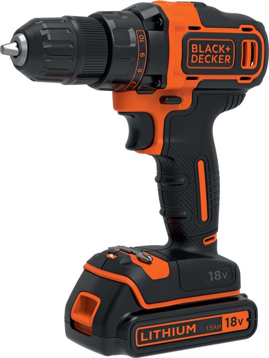 Actual product image Black & Decker BDCDD186 Without key (Rechargeable battery operated)