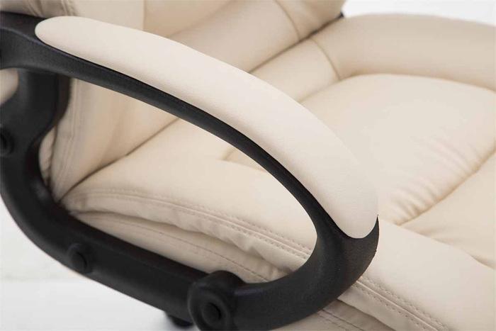 Image du produit CLP Chaise de bureau XL Sparta similicuir, crème