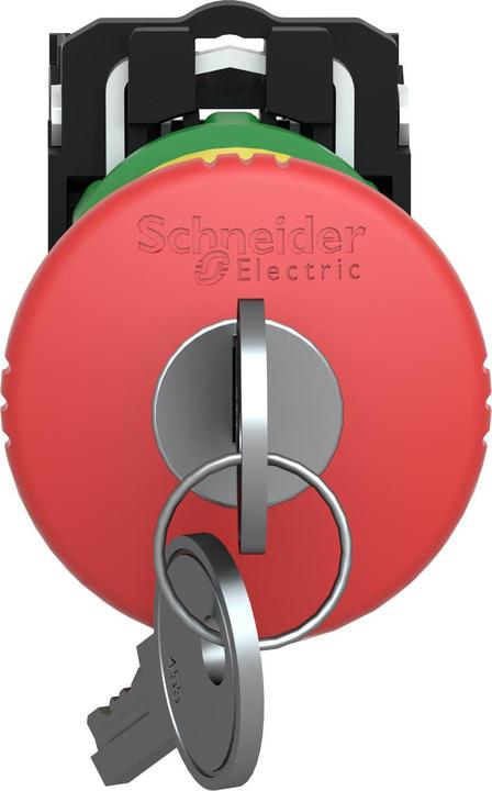 Produktbild Schneider Electric Not-Halt-Schalter 40mm Schlüssel 1S 1Ö