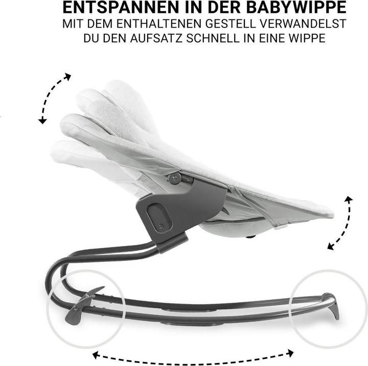 Produktbild Hauck Hochstühle Beta Plus White 5-tlg. Newborn Set - Hochstuhl (Hochstuhl)