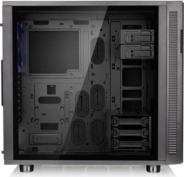 Actual product image Thermaltake Suppressor F31 - Tempered Glass Edition - Tower - ATX - without power supply (PS/2) (ATX, mATX, Mini-ITX)