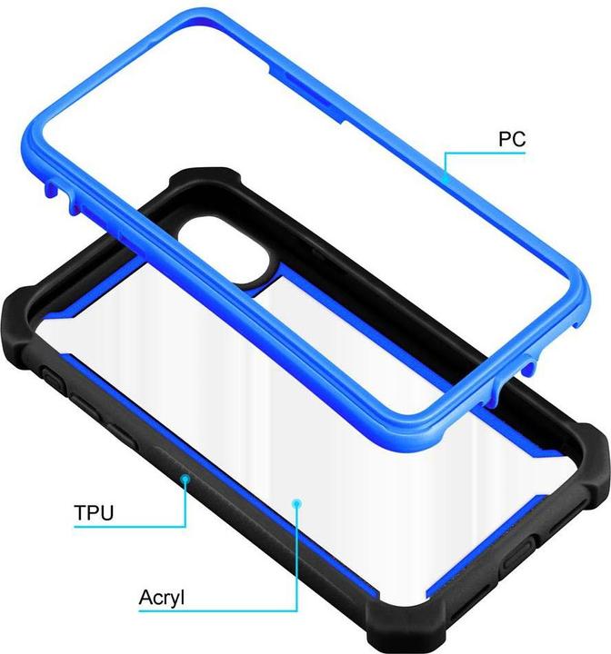 Produktbild Cadorabo Hybrid 2-in-1 Acrylic Cover (Apple iPhone XR)