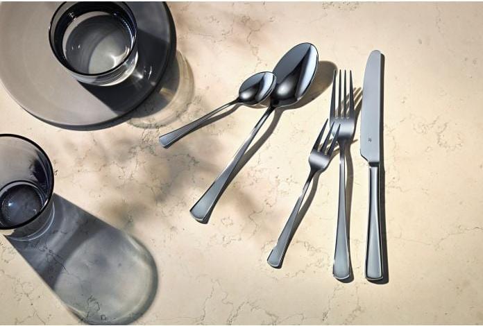 Produktbild WMF Besteck Besteckset 12 Personen Denver 60tlg Monoblocmesser Edelstahl poliert (60 Stück, Besteck Set)