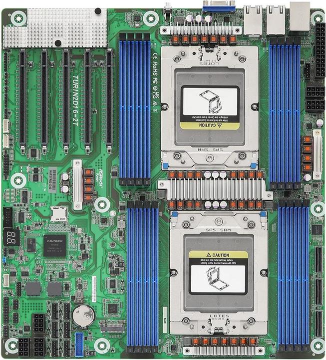 Actual product image AsRock Mainboard TURIN2D16-2T EEB Dual Sockel DP5 Single (SP5, SSI EEB)