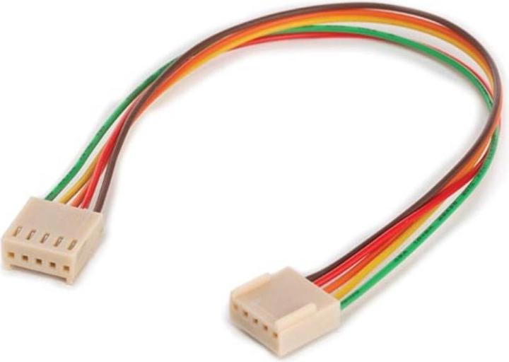 Image du produit Velleman CONNECTEUR POUR CI, 2 x FEMELLE 5 BROCHES 2.54 mm + 20 cm - AVEC FILETAGE