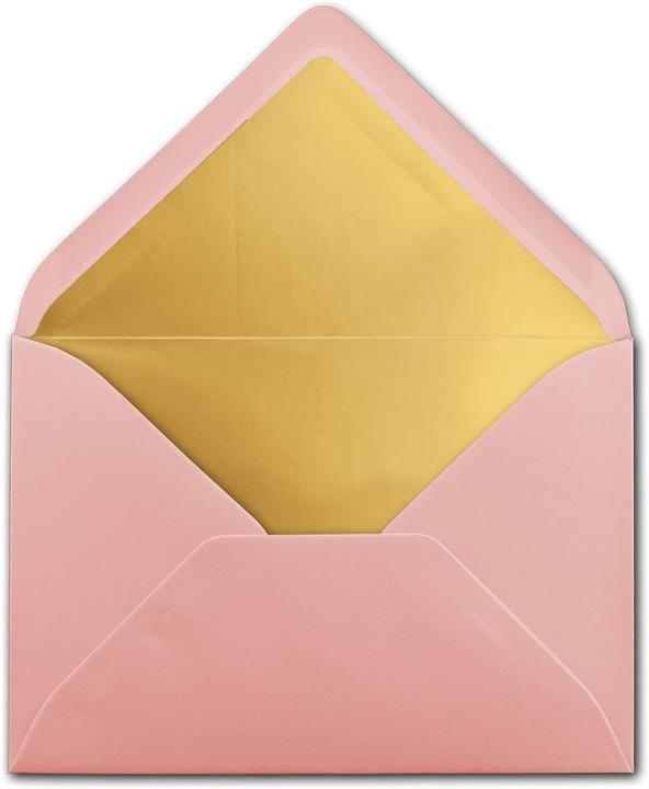 Image du produit Neuser Papier 75 Stück DIN C5 Kuverts mit Seidenfutter (C5, 75 x)