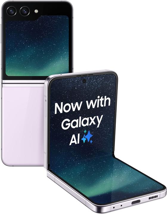 Samsung Galaxy Z Flip 5 (512 GB, Lavender, 6.70", SIM + eSIM, 12 Mpx, 5G)