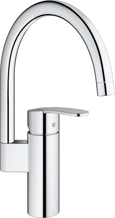 Actual product image Grohe Wave Cosmopolitan kitchen mixer, high spout, swivel, quick-assembly system, chrome