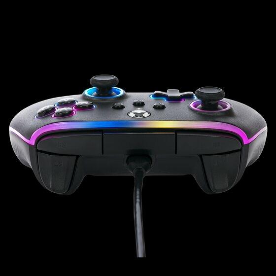 Produktbild PowerA XB Controller Advantage wired Lumectra black (Xbox Series X, Xbox Series S)