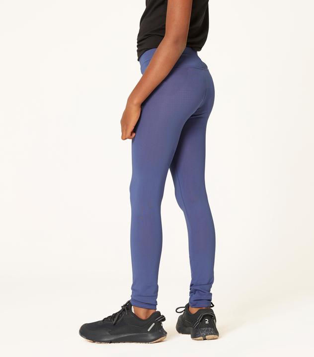 Actual product image Decathlon Children's breathable leggings - blue (6, 7, 8)
