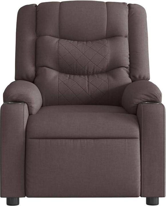 Produktbild VidaXL Relaxsessel Elektrisch Dunkelbraun Stoff