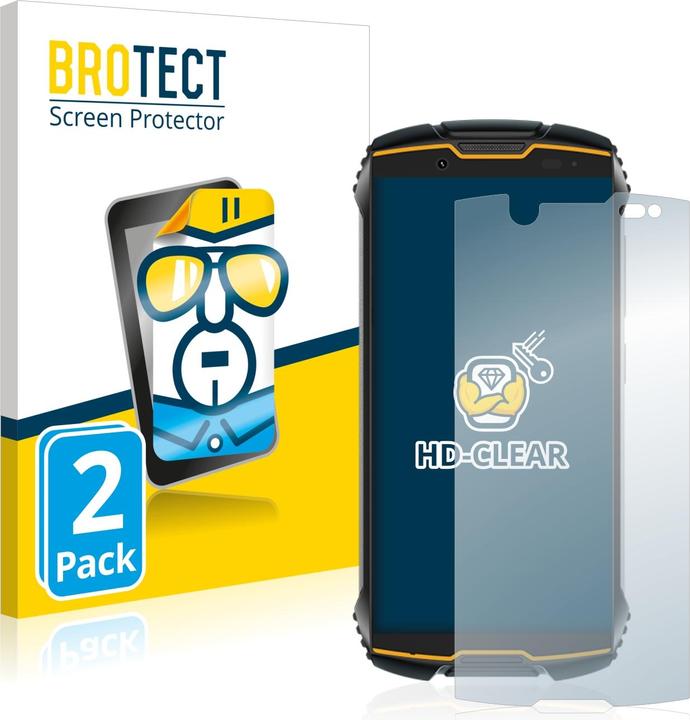 Actual product image BROTECT Screen Protector Clear (2 Piece, Cubot King Kong Mini)