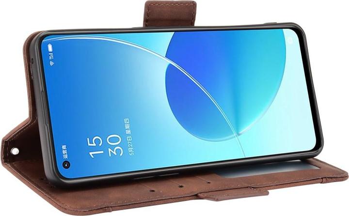 Produktbild Cover-Discount OPPO Reno6 - Etui mit vielen Kartenfächer braun (Oppo Reno 6)