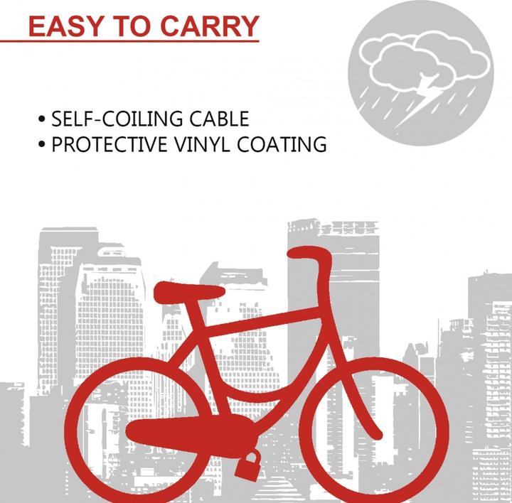 Actual product image Master Lock Spiral lock (180 cm)