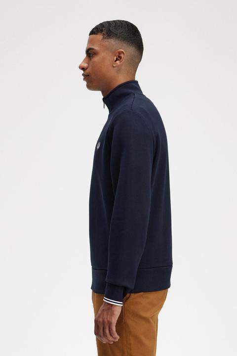 Immagine prodotto Fred Perry Felpa con chiusura a mezza zip (S)