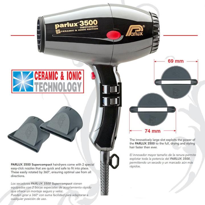 Produktbild Parlux 3500 Supercompact Ceramic & Ionic