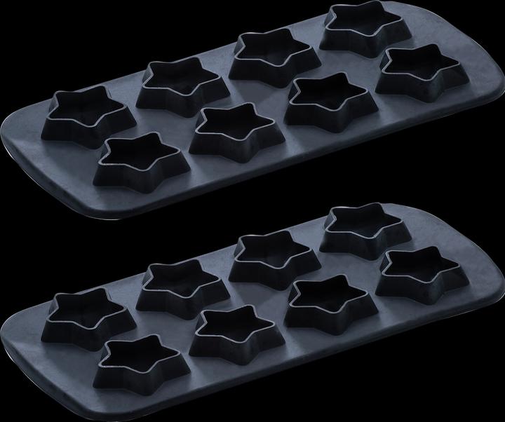 Produktbild Tempa Eiswürfelform Quinn Mini Star Silikon 21.3x10.5x2.6 cm 2 Stk.