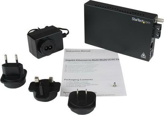 Produktbild StarTech Gigabit Multi Mode Fiber Media Converter