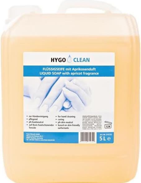 Produktbild Hygoclean Flüssigseife Apricot (Flüssigseife, 10000 ml)