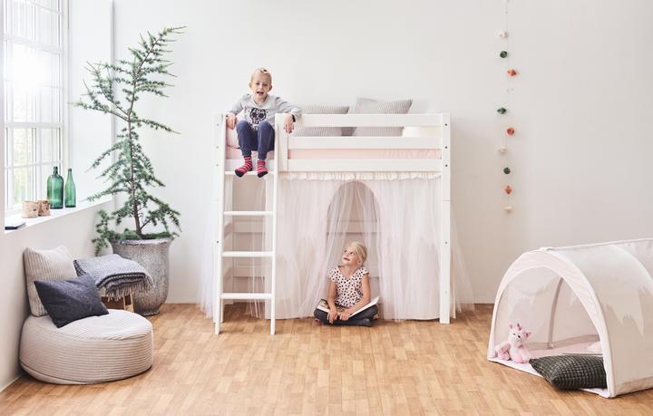 Image du produit Hoppekids Échelle pour lit superposé ECO Luxury et lit de mi-hauteur, inclinée, blanche