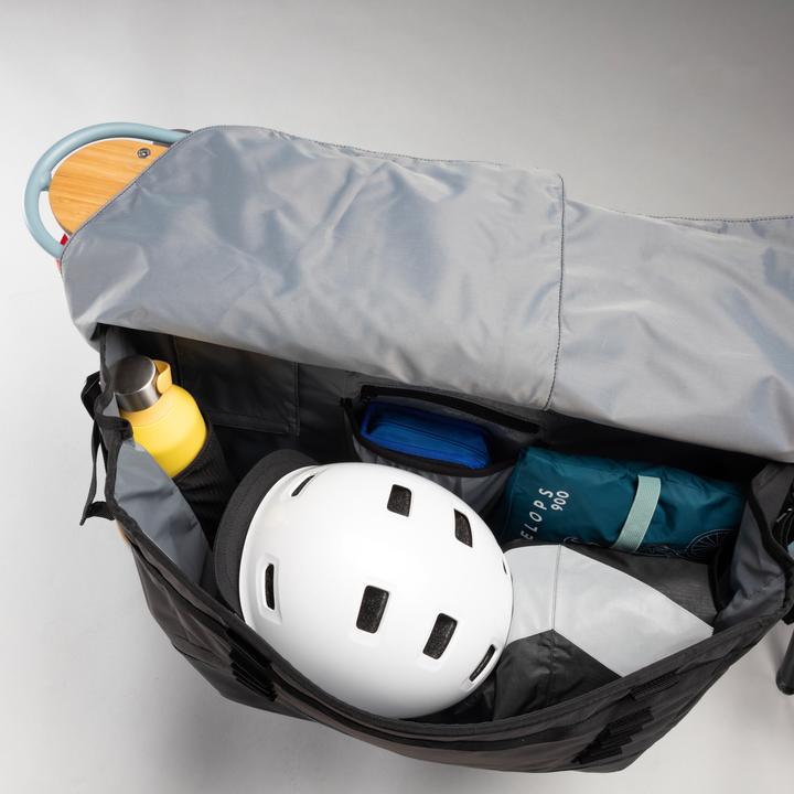 Produktbild Decathlon Doppel-Fahrradtasche Longtail (100 l, Gepäckträgertasche)
