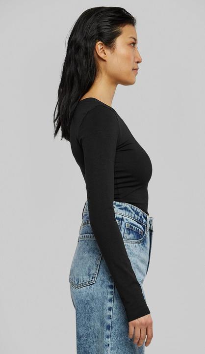 Produktbild Urban Classics Ladies Stretch Jersey Longsleeve Body - 126789 (XXL)