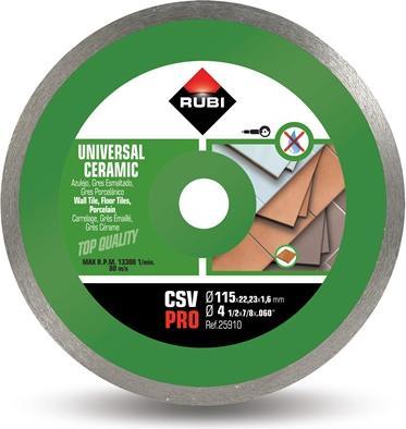 Immagine prodotto Rubi Diamond Blade Csv 115 Pro Cont Dry