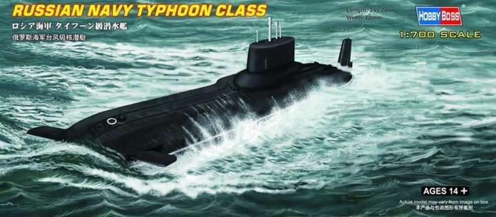 Actual product image Hobby Boss Russian Navy Typhoon class Submarine