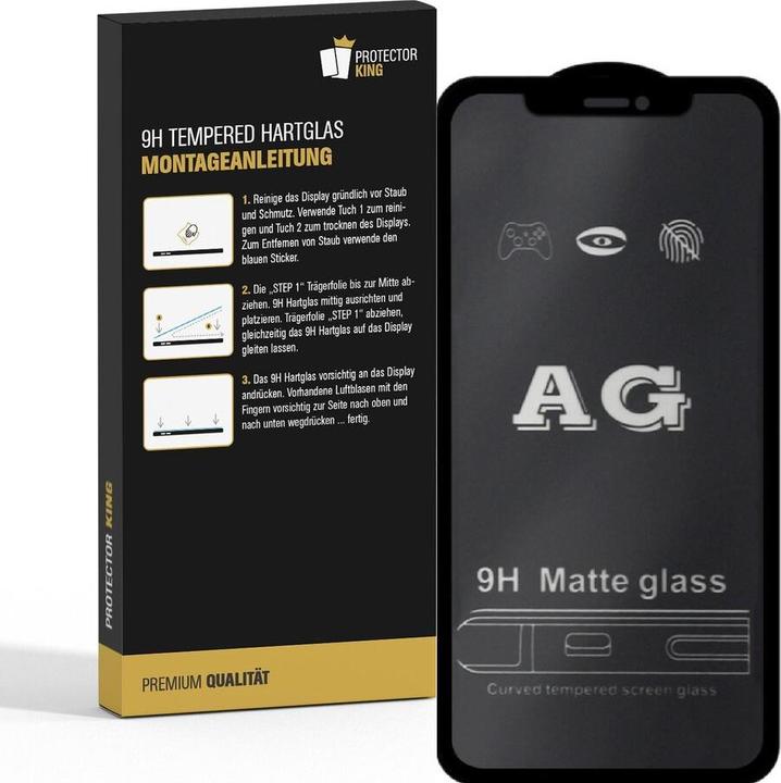 Produktbild Protectorking 6x Echtes Tempered 9H Panzerhartglas Matt Entspiegelt (6 Stück, Apple iPhone 13 Pro)