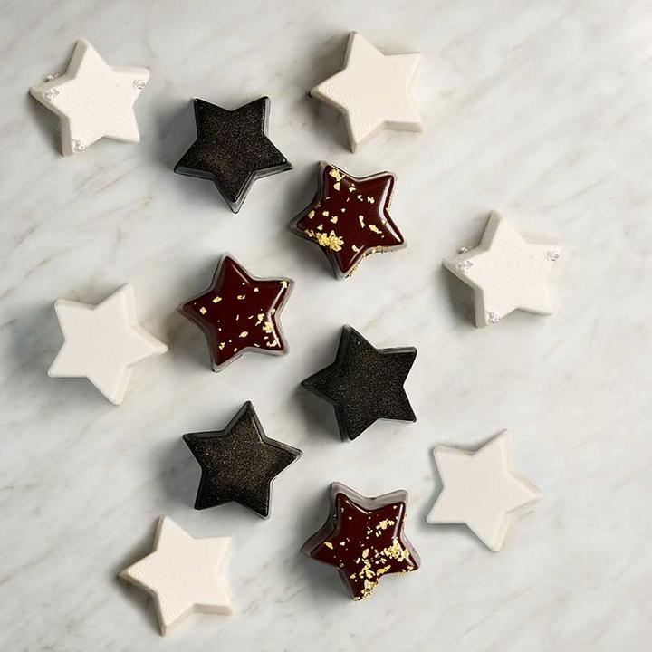 Actual product image Pavoni Silicone mould stars