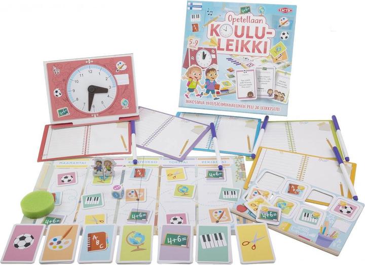 Actual product image Opetellaan Lasst uns Schule spielen lernen (Finnish)