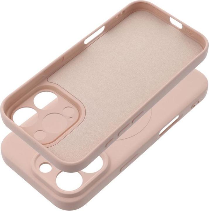 Immagine prodotto OEM Back panel cover SILICONE MAG COVER case compatible with MagSafe for IPHONE 16 Pro pink (Apple iPhone 16 Pro)